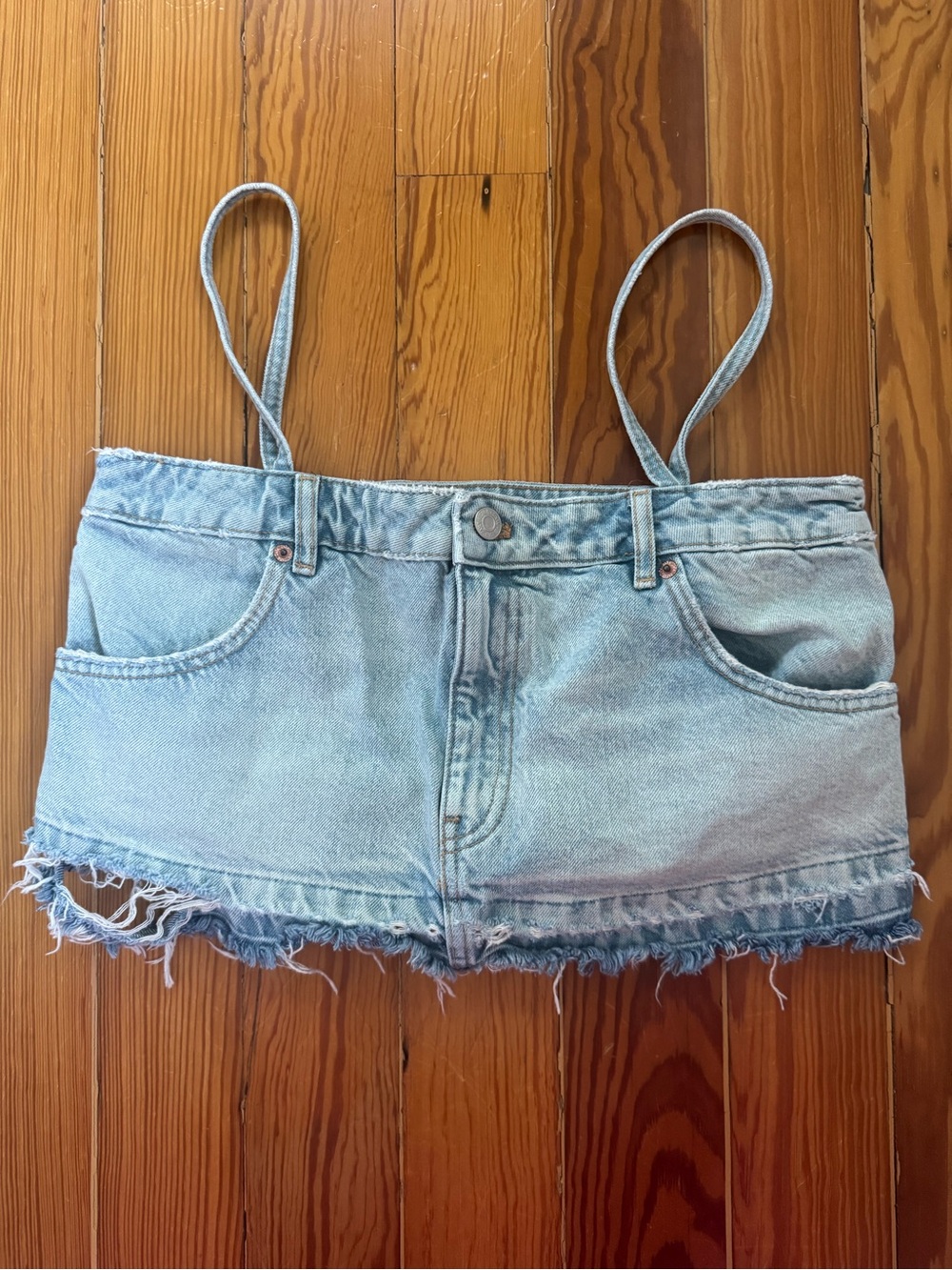 Zara Denim Top